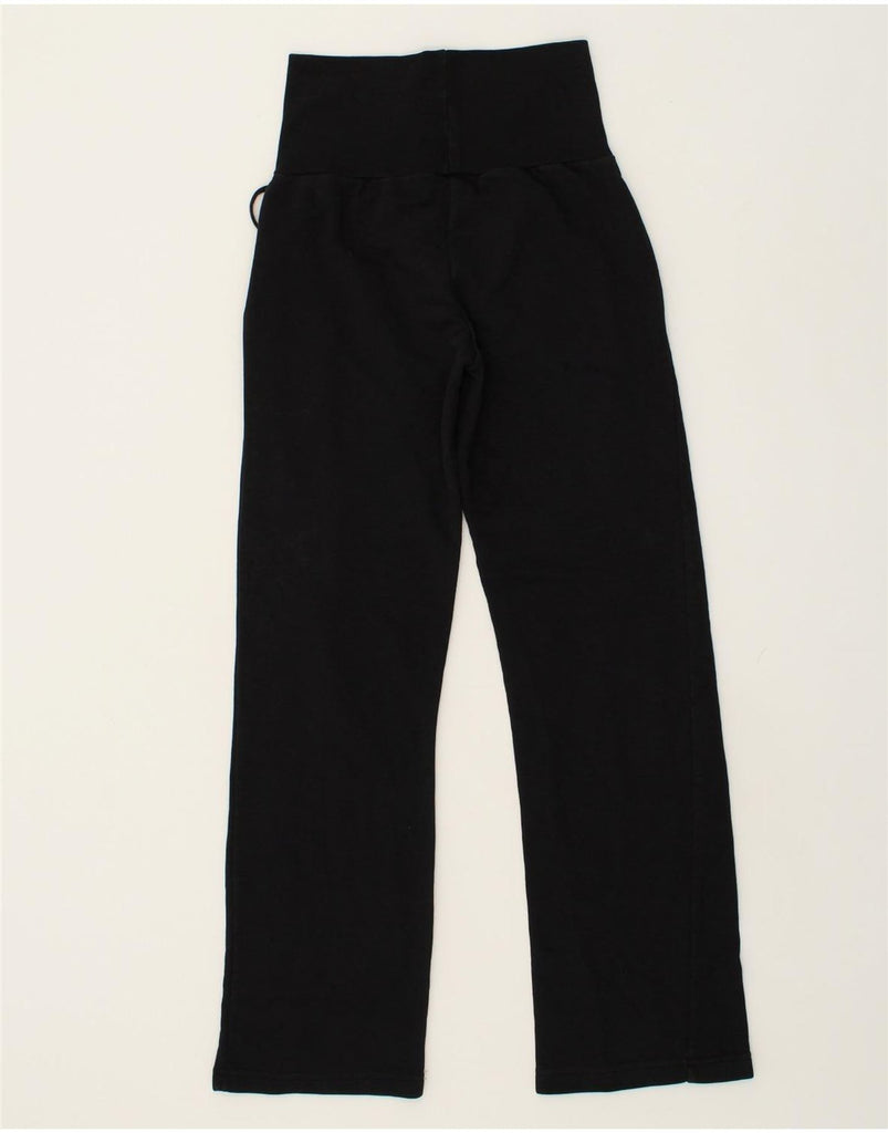 REEBOK Womens Tracksuit Trousers Small Black Cotton | Vintage Reebok | Thrift | Second-Hand Reebok | Used Clothing | Messina Hembry 