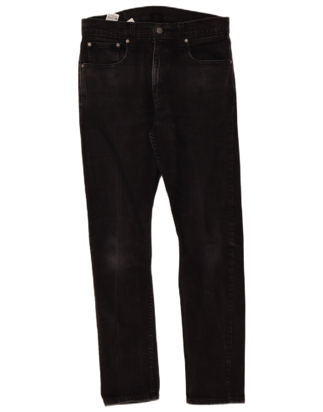 Levi's Mens 512 Slim Tapered Jeans W32 L32 Black Cotton