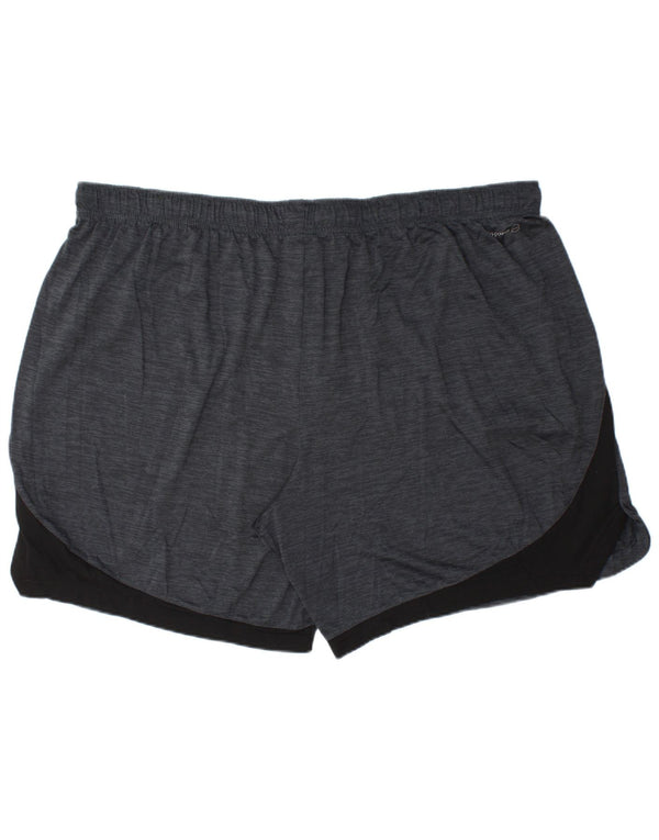 RUSSELL ATHLETIC Mens Dri-Power Sport Shorts 3XL  Navy Blue Colourblock