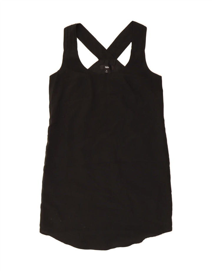MOSSIMO Womens Sleeveless Shift Dress UK 14 Medium Black Polyester Vintage Mossimo and Second-Hand Mossimo from Messina Hembry 