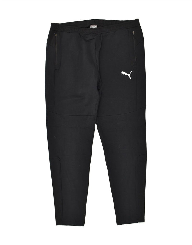 PUMA Mens Tracksuit Trousers 2XL Black | Vintage Puma | Thrift | Second-Hand Puma | Used Clothing | Messina Hembry 