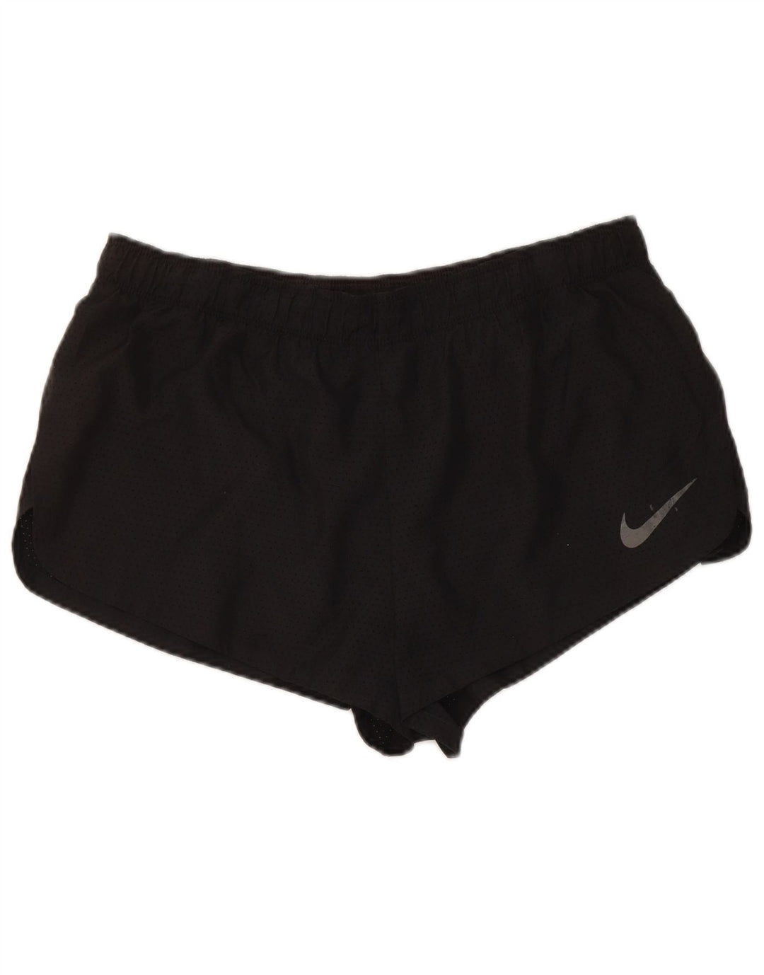 Nike Womens Dri Fit Sport Shorts UK 16 Large Black Polyester