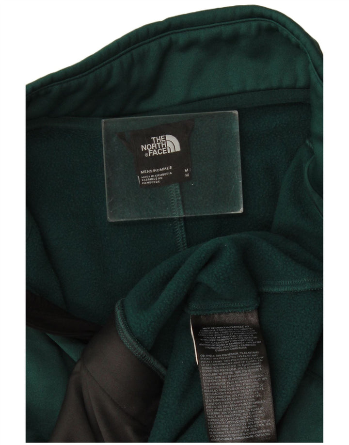 The North Face Mens Tracksuit Top Jacket Medium Green Polyester