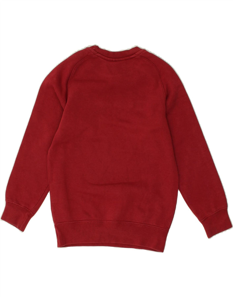 CHAMPION Boys Graphic Sweatshirt Jumper 7-8 Years Small Red Colourblock | Vintage Champion | Thrift | Second-Hand Champion | Used Clothing | Messina Hembry 