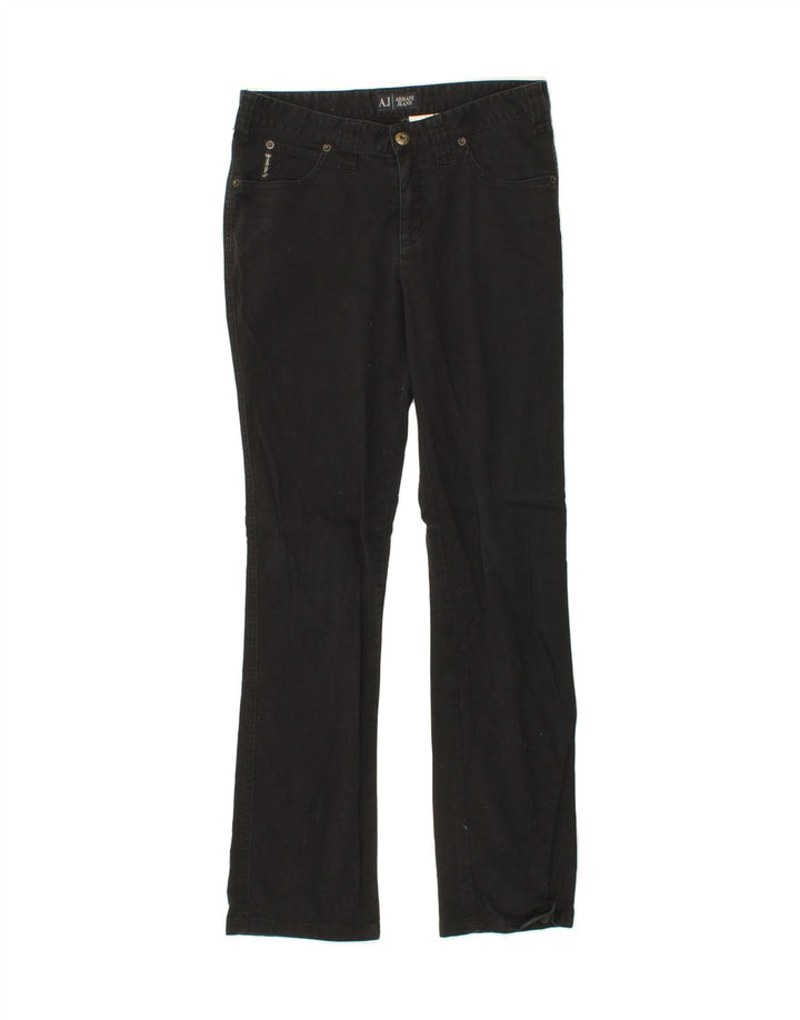 ARMANI Womens Bootcut Jeans W28 L29  Black Cotton Vintage Armani and Second-Hand Armani from Messina Hembry 