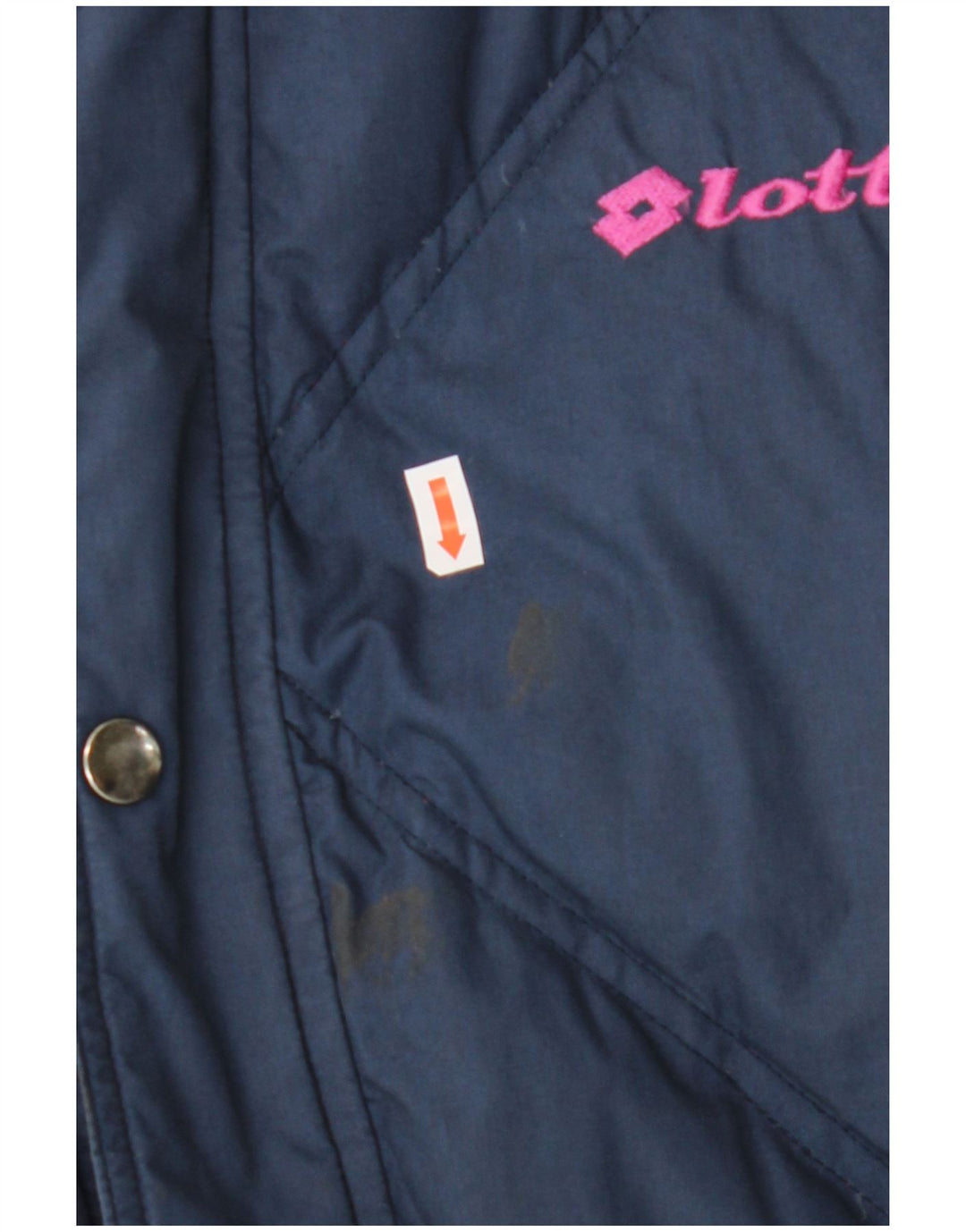 Lotto Mens Reversible Padded Jacket UK 36 Small Navy Blue Polyester