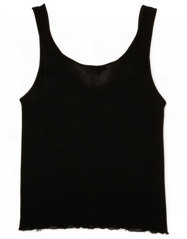 Massimo Dutti Womens Vest Top UK 18 XL Black