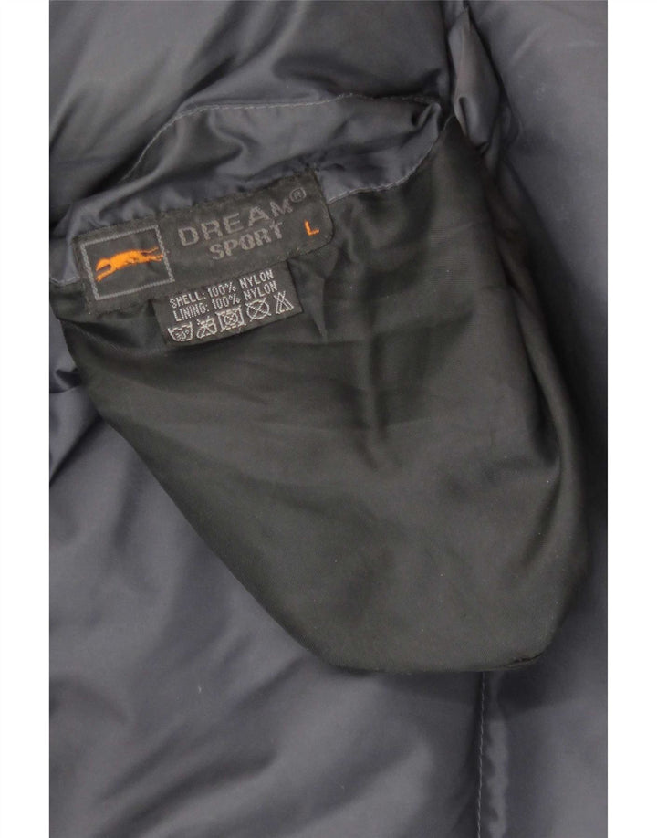 Dream Mens Padded Reversible Jacket UK 40 Large Black Nylon