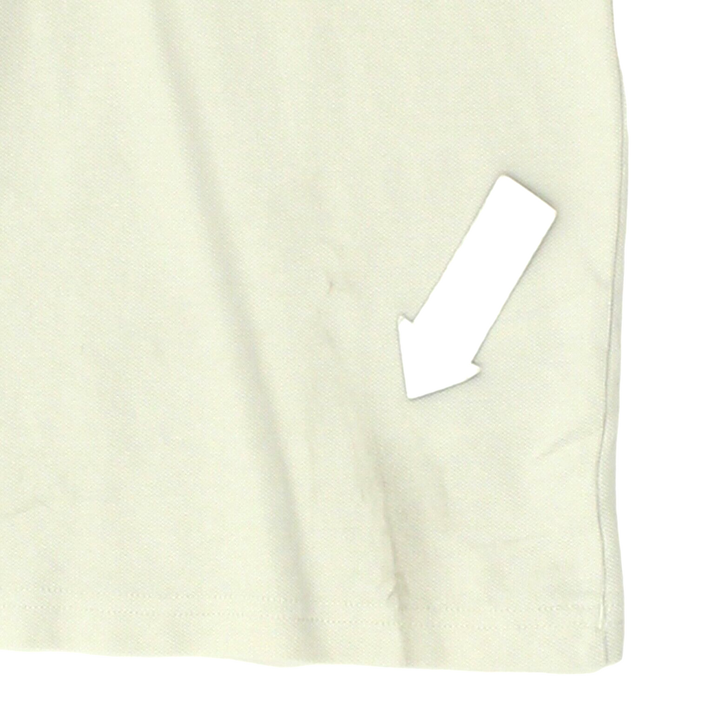Fifa World Cup Qatar Mens White Adidas Polo Shirt | Casual Football Sportswear | Vintage Messina Hembry | Thrift | Second-Hand Messina Hembry | Used Clothing | Messina Hembry 