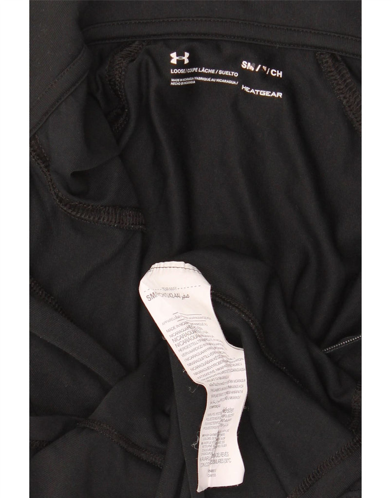 UNDER ARMOUR Womens Graphic Pullover Tracksuit Top UK 10 Small Black Vintage Under Armour and Second-Hand Under Armour from Messina Hembry 