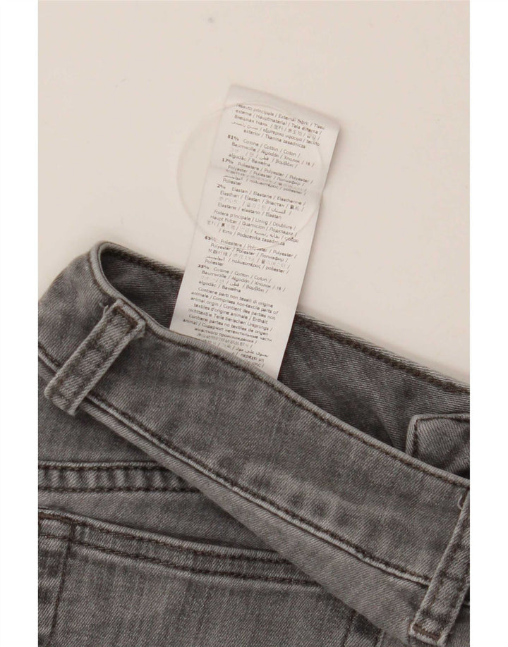 Liu Jo Womens Skinny Jeans W27 L29 Grey Cotton