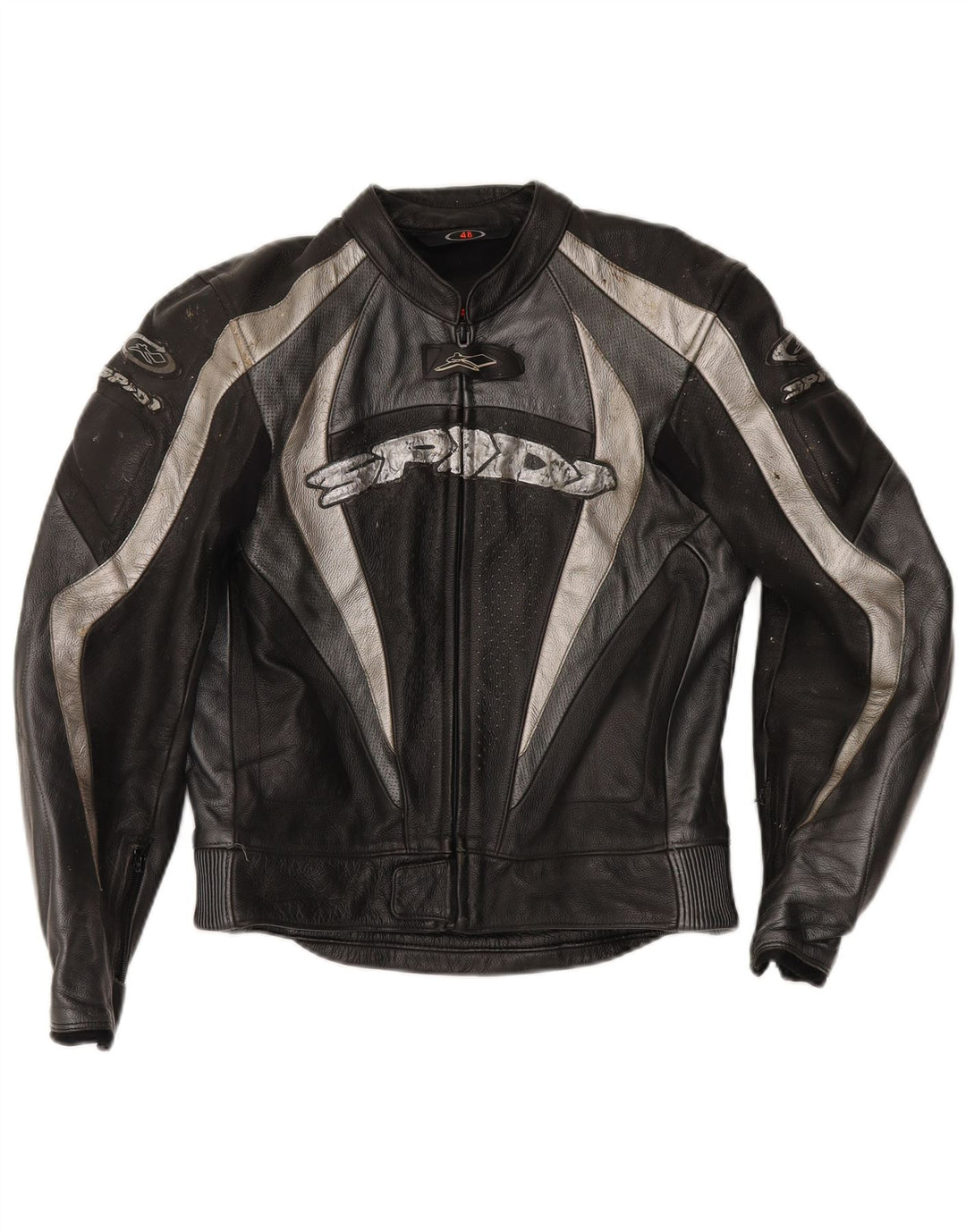Spidi Mens Motorcycle Graphic 2 Piece Set Size 48 Medium Black Leather