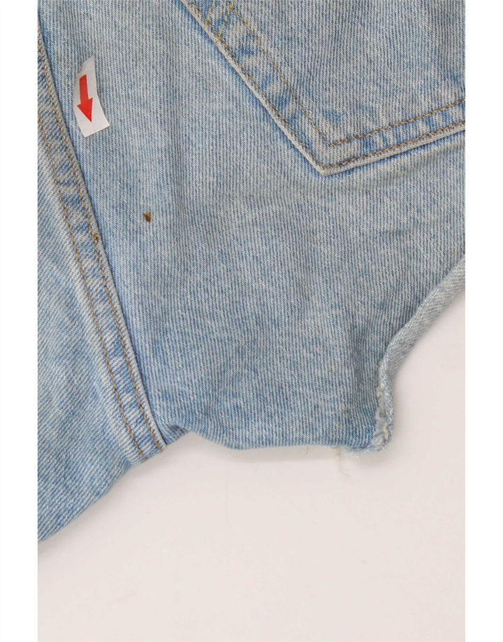 Levi's Womens 501 Distressed Denim Shorts W26 Small Blue Cotton