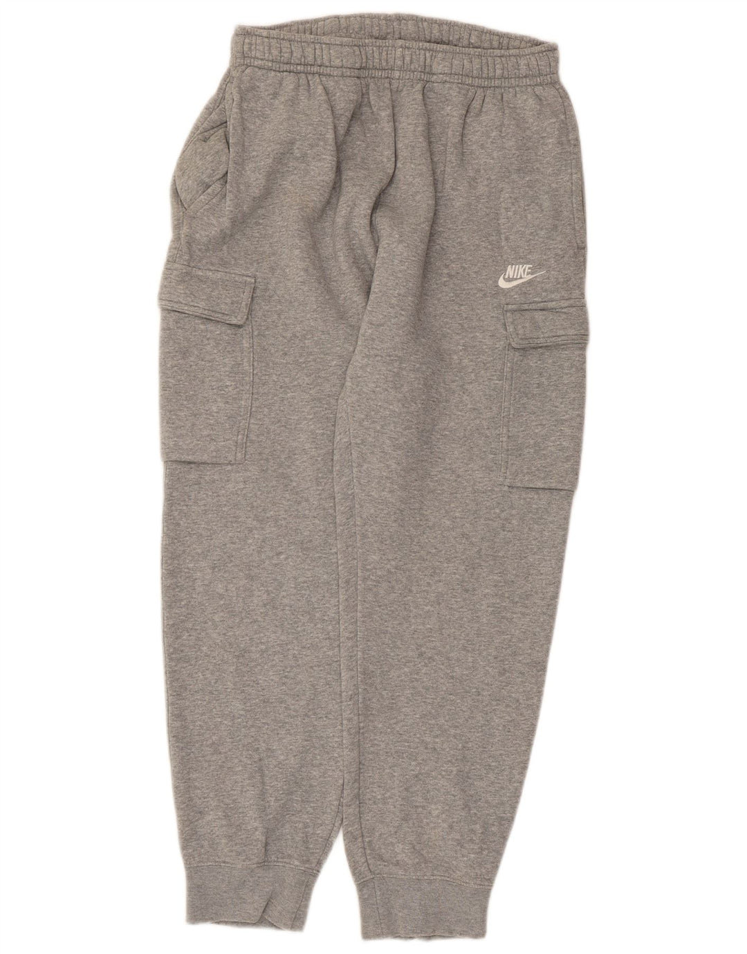 Nike Mens Crop Cargo Tracksuit Trousers Joggers Medium  Grey Flecked Cotton