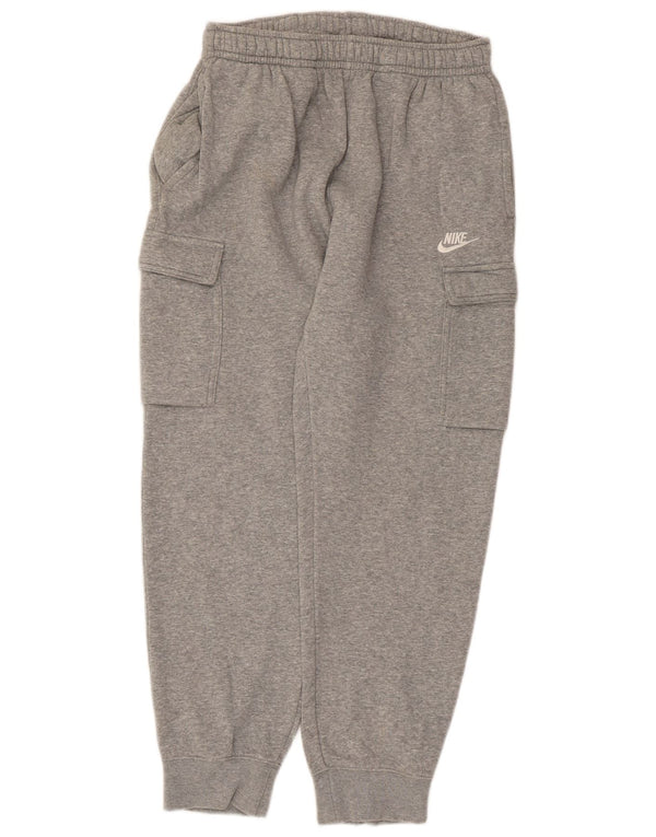 Nike Mens Crop Cargo Tracksuit Trousers Joggers Medium  Grey Flecked Cotton