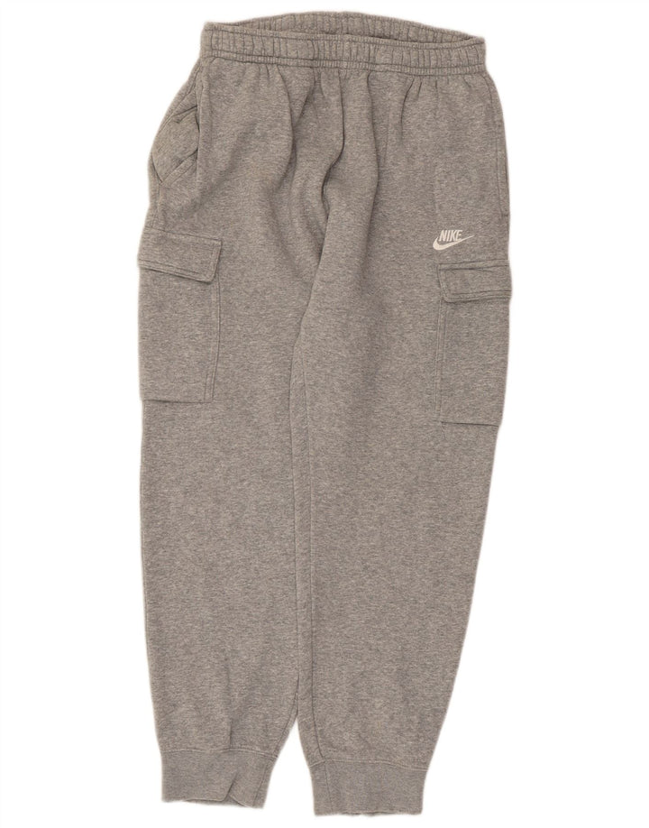 Nike Mens Crop Cargo Tracksuit Trousers Joggers Medium  Grey Flecked Cotton
