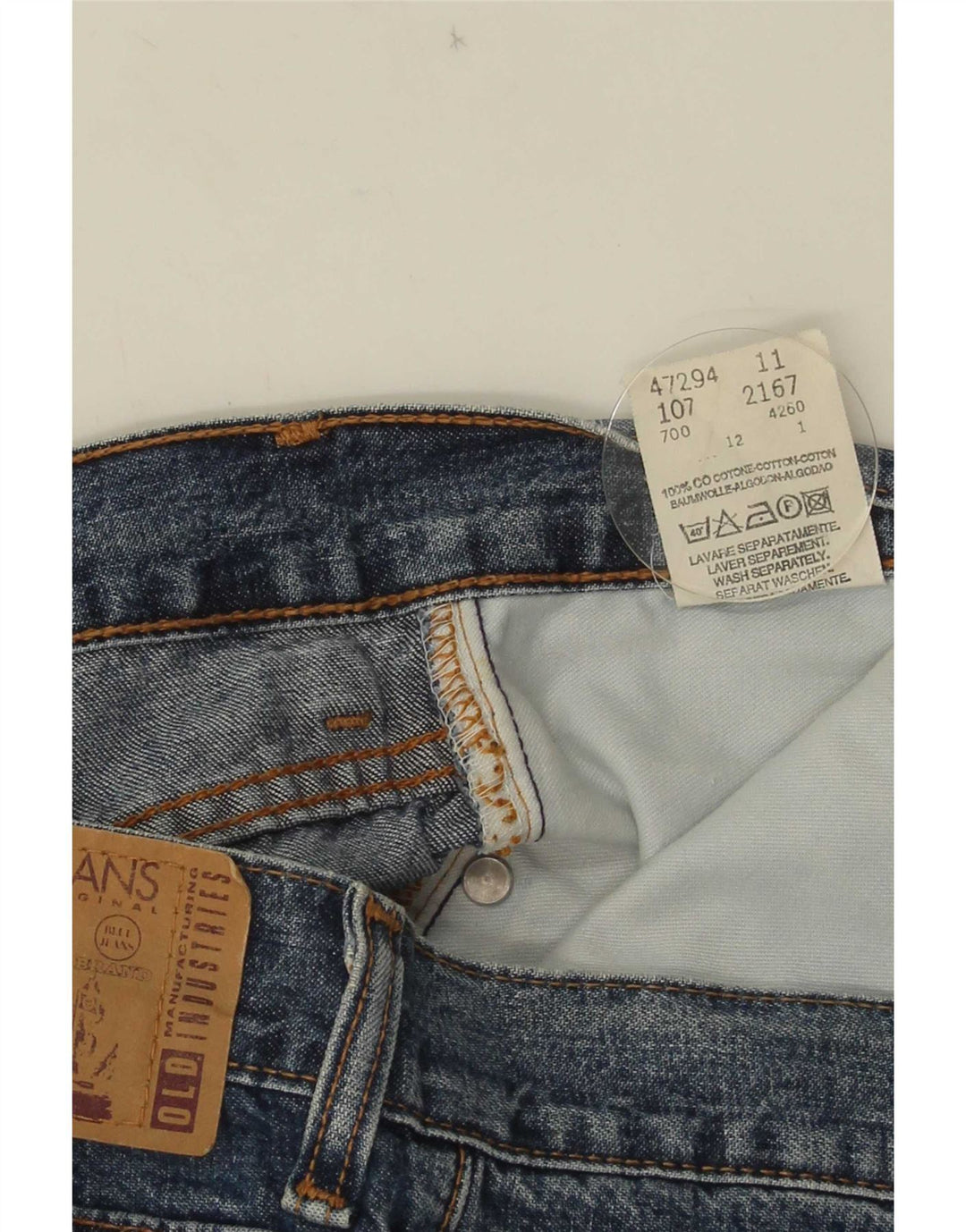 Carrera Mens Denim Shorts IT 52 XL W36 Blue Cotton