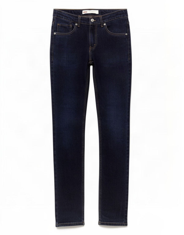 Levi's Boys 510 Skinny Jeans 15-16 Years W28 L31 Navy Blue Cotton