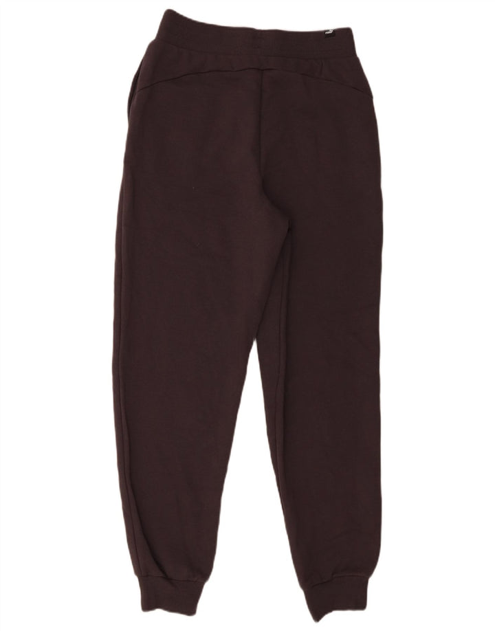 Puma Mens Tracksuit Trousers Joggers Small Purple Cotton