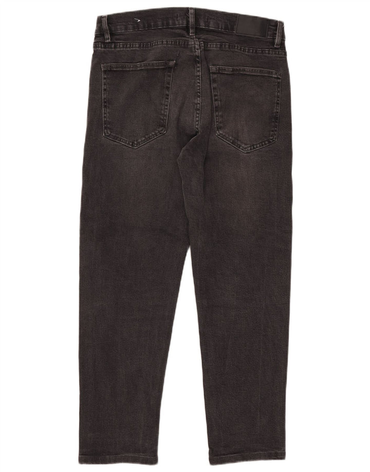 Zara Mens Slim Jeans EU 44 Large W34 L26 Black Cotton