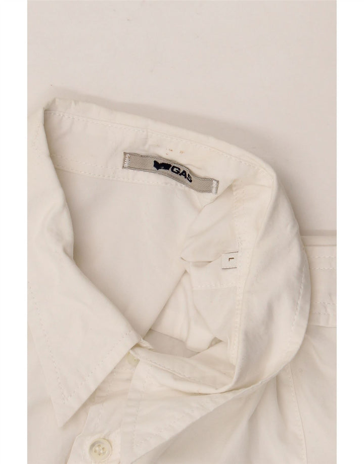 Gas Boys Shirt 14-15 Years Large White