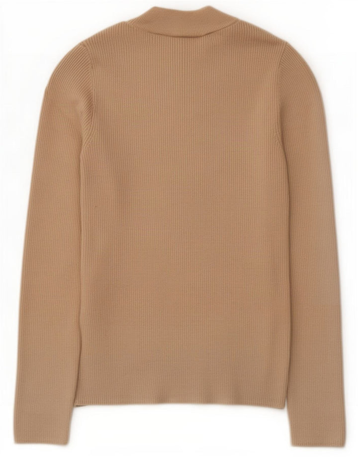 Levi's Womens Crew Neck Jumper Sweater UK 4 XS Beige