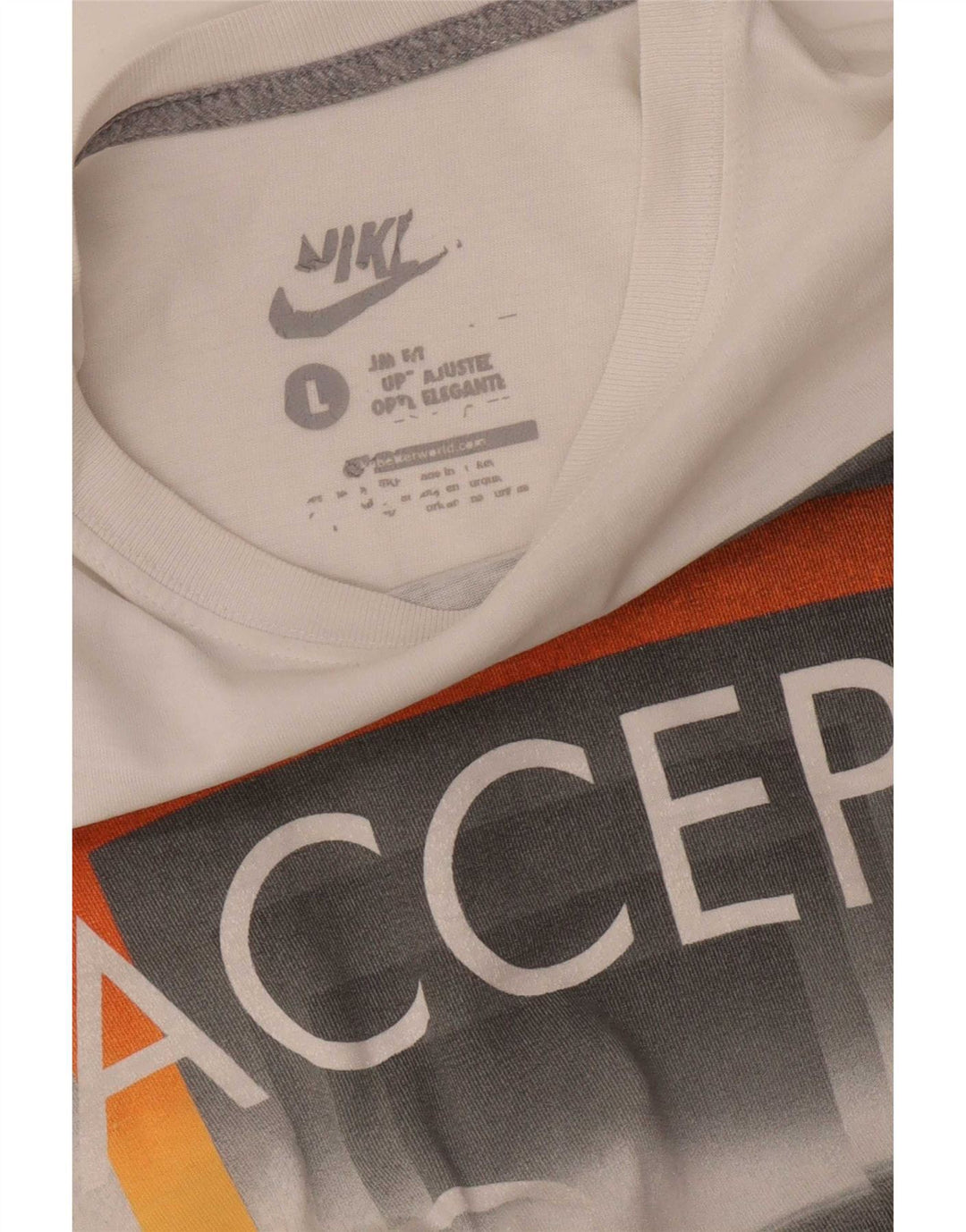 Nike Mens Graphic T-Shirt Top Large White