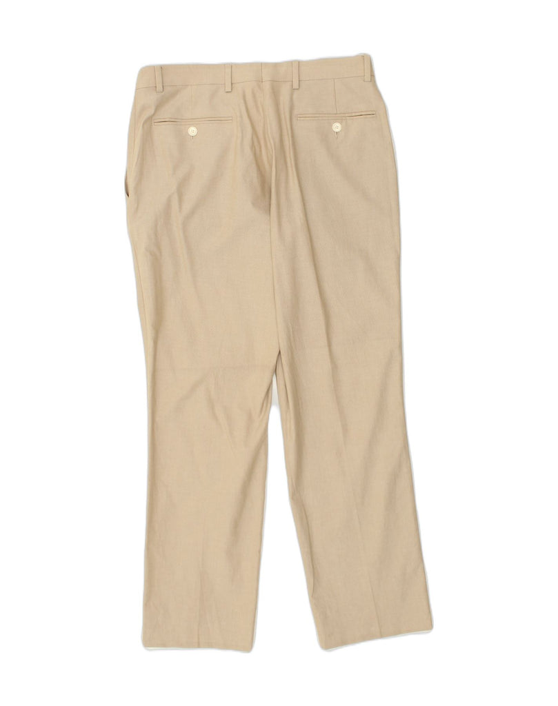 TOMMY HILFIGER Mens Straight Chino Trousers W32 L30  Beige Cotton | Vintage Tommy Hilfiger | Thrift | Second-Hand Tommy Hilfiger | Used Clothing | Messina Hembry 