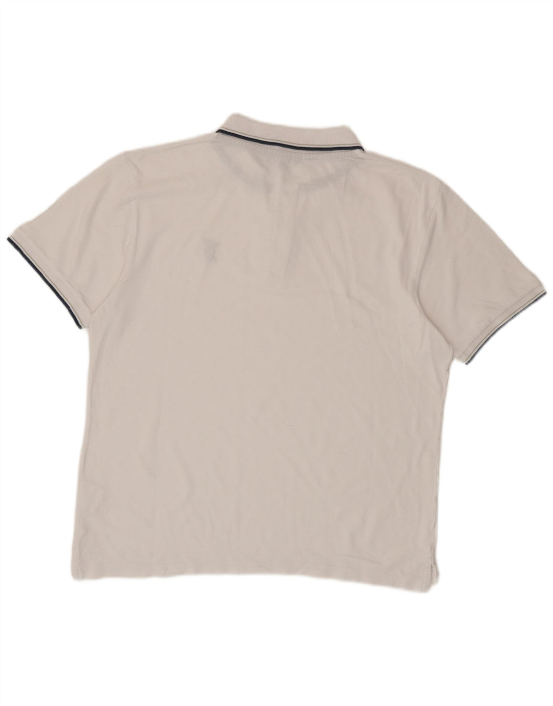 Trussardi Mens Polo Shirt XL White Cotton