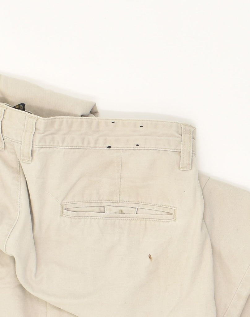 TOMMY HILFIGER Mens Straight Chino Trousers W36 L32 Beige Cotton | Vintage Tommy Hilfiger | Thrift | Second-Hand Tommy Hilfiger | Used Clothing | Messina Hembry 