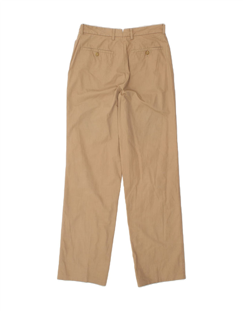 MASSIMO DUTTI Mens Straight Chino Trousers W30 L33 Brown Cotton Vintage Massimo Dutti and Second-Hand Massimo Dutti from Messina Hembry 