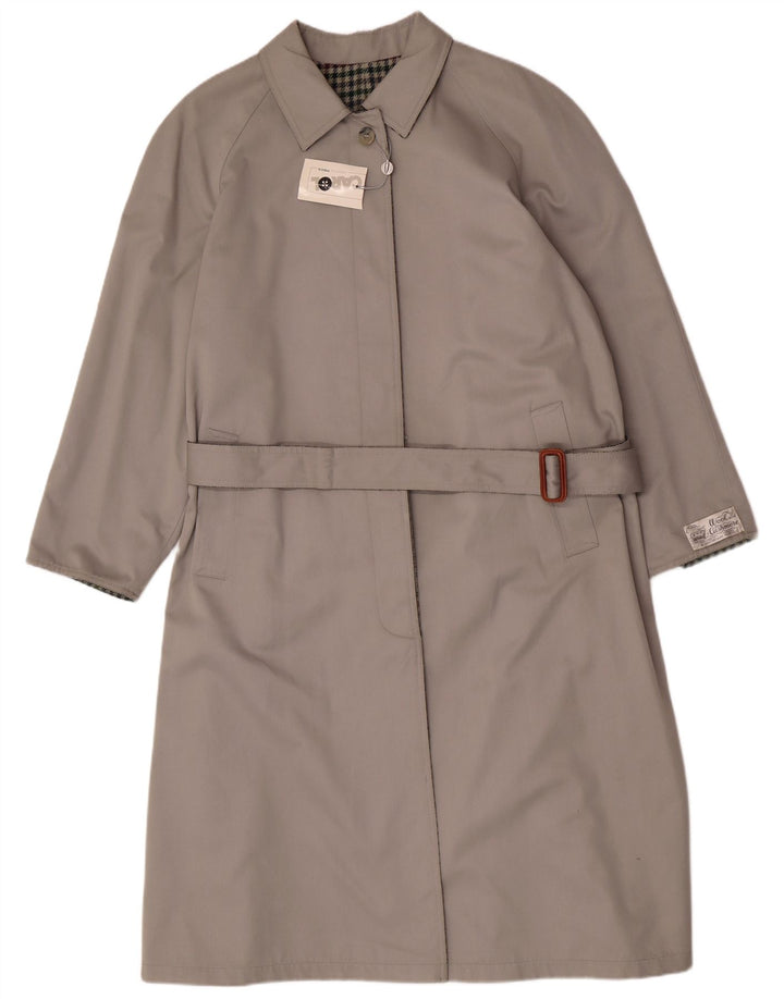 Carol Womens Reversible Overcoat IT 48 XL Grey Polyester