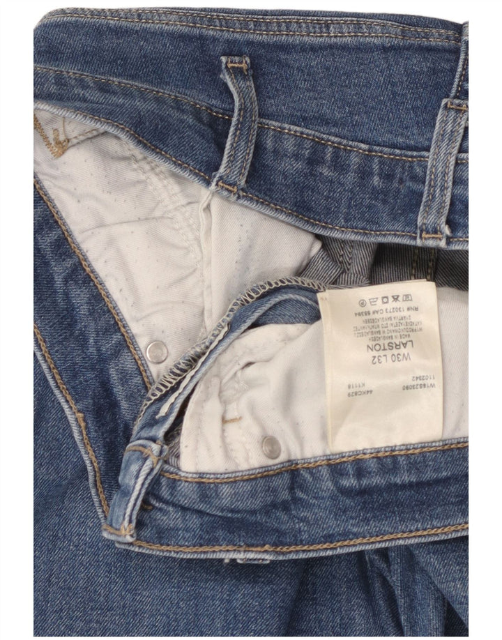 Wrangler Mens Larston Slim Jeans W30 L29 Blue Cotton