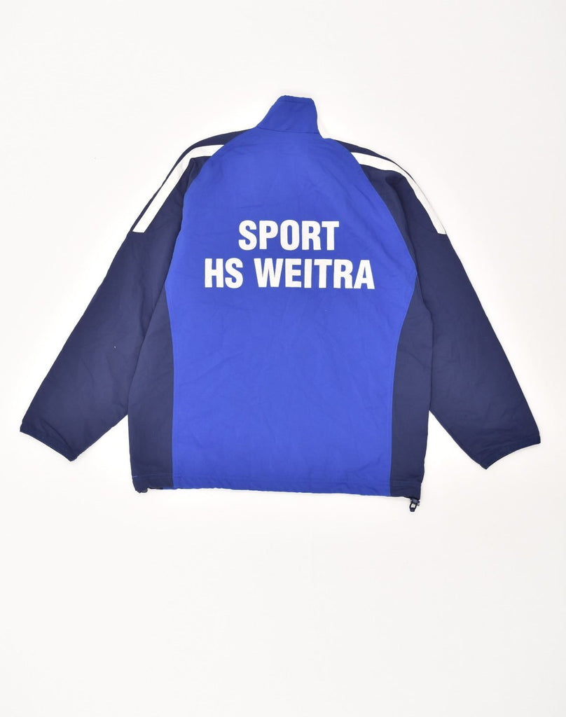 ADIDAS Boys Graphic Tracksuit Top Jacket 13-14 Years Blue Colourblock | Vintage Adidas | Thrift | Second-Hand Adidas | Used Clothing | Messina Hembry 