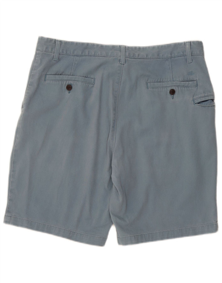 DOCKERS Mens Cargo Shorts W36 Large Blue Cotton