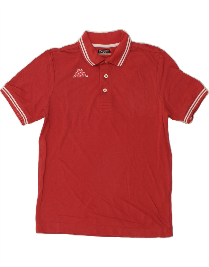 KAPPA Mens Polo Shirt Small Red Cotton | Vintage Kappa | Thrift | Second-Hand Kappa | Used Clothing | Messina Hembry 