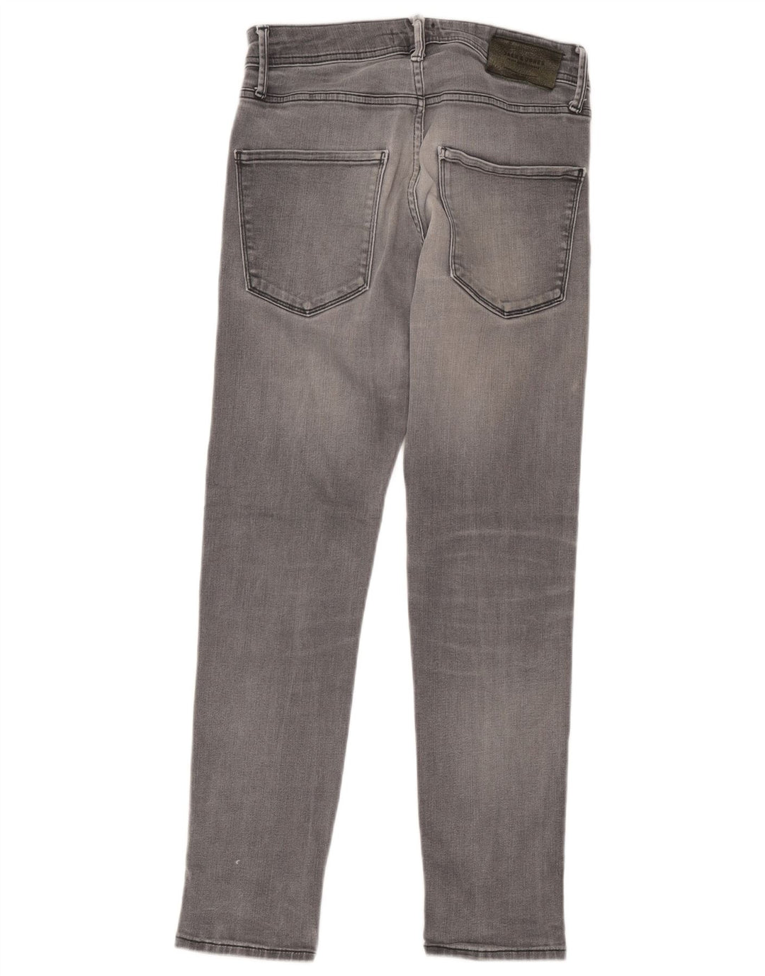 Jack & Jones Mens GLENN Slim Jeans W30 L30 Grey Cotton