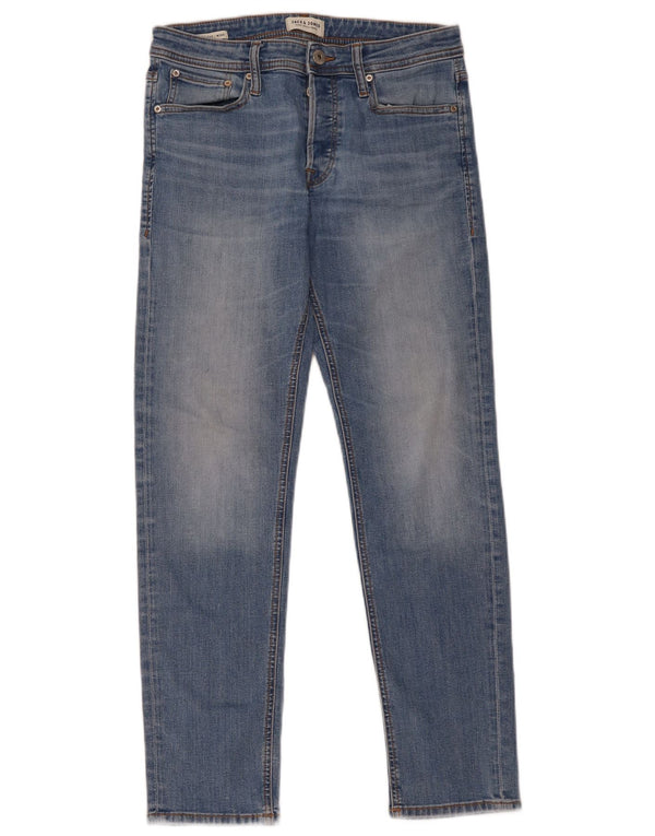 Jack & Jones Mens Mike Slim Jeans W30 L32 Blue