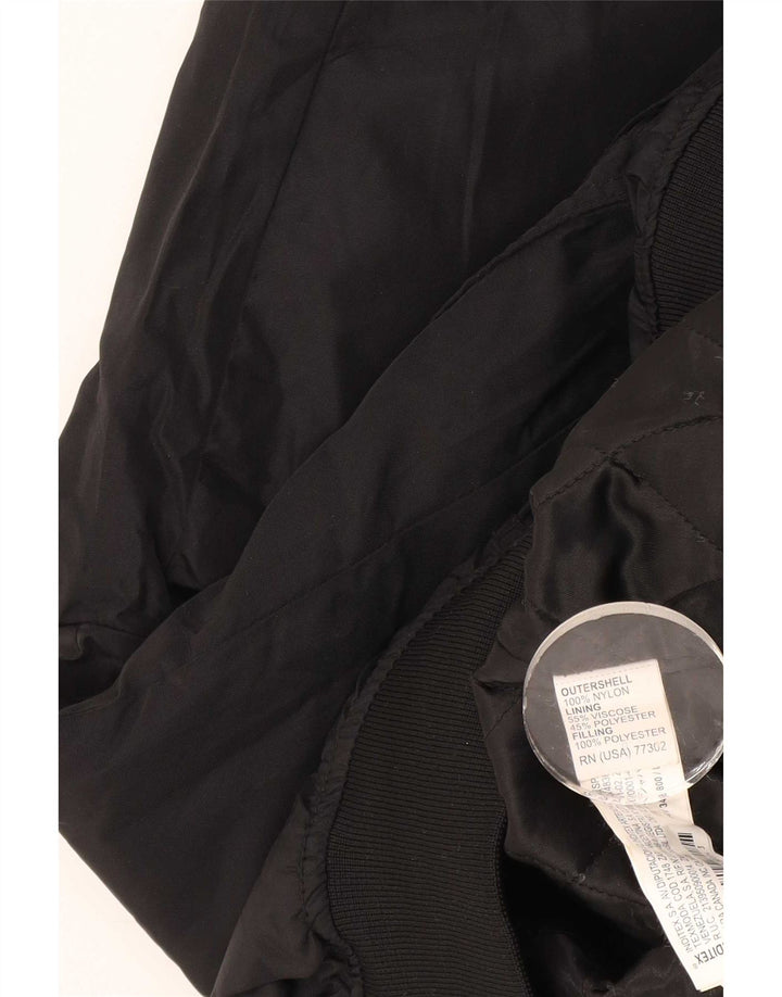 Vintage Mens Utility Jacket UK 38 Medium Black Nylon