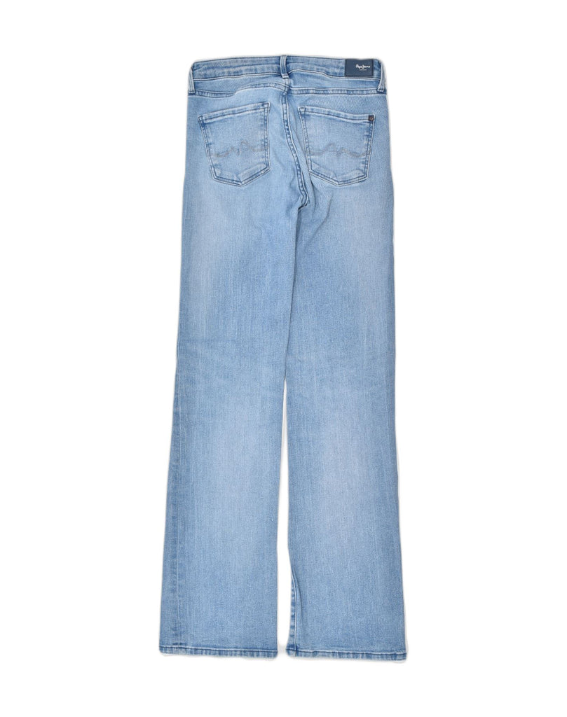 PEPE JEANS Womens Flared Jeans W23 L33 Blue Cotton | Vintage | Thrift | Second-Hand | Used Clothing | Messina Hembry 