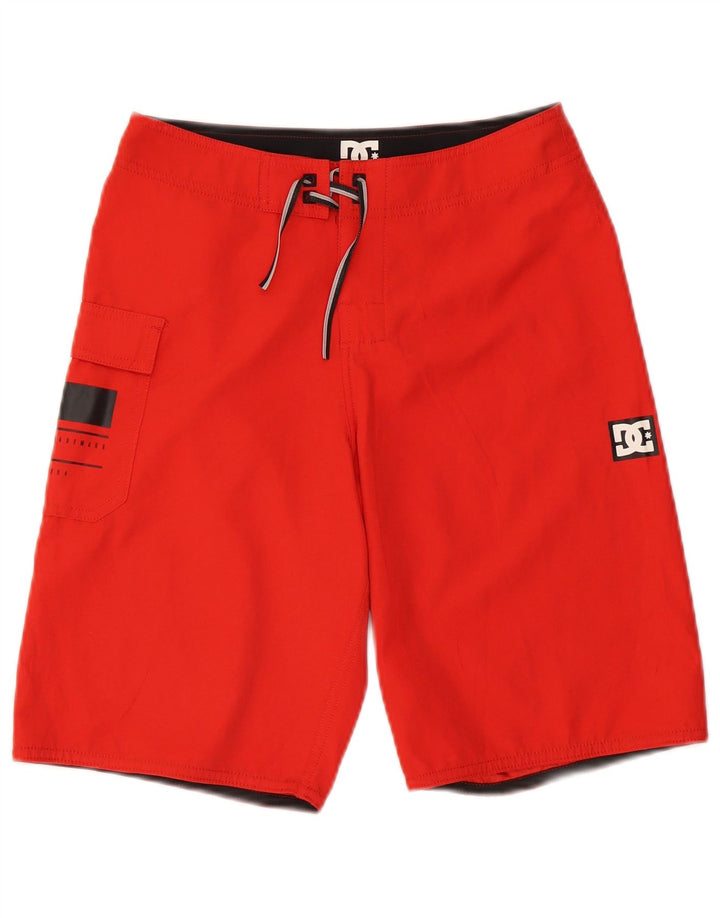 DC Boys Swimming Shorts 13-14 Years Red Polyester