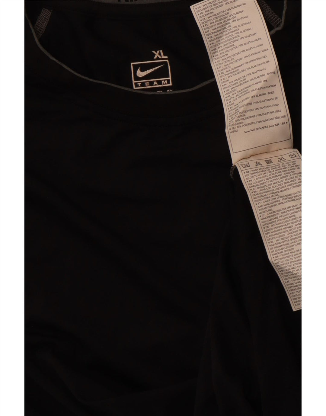 NIKE Womens Vest Top UK 18 XL Black Polyester