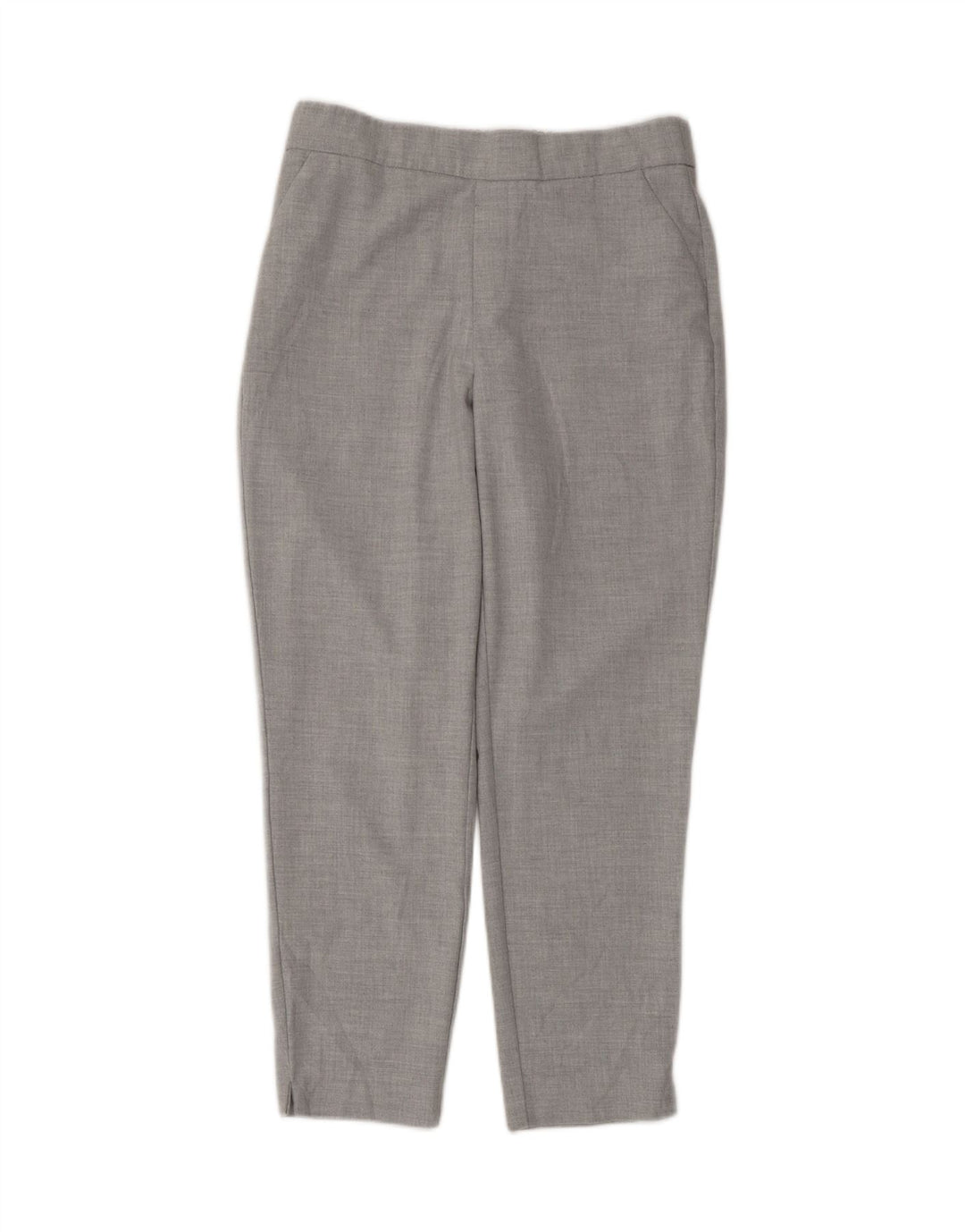 ZARA Womens Tapered Cropped Trousers Medium W30 L25 Grey Vintage Zara and Second-Hand Zara from Messina Hembry 