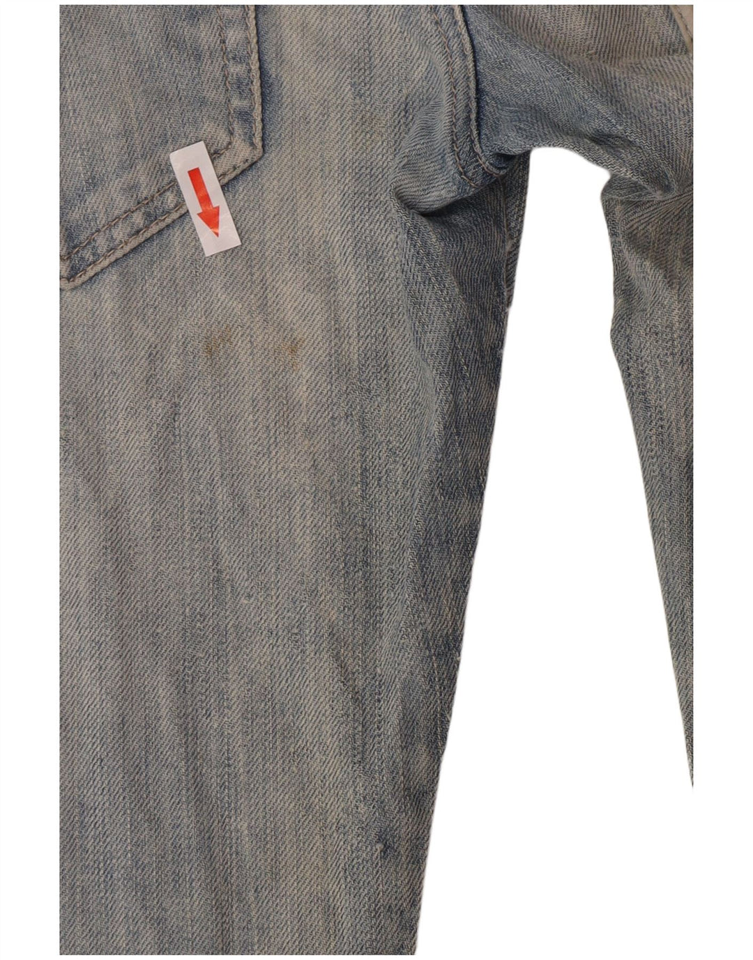 Armani Womens Straight Jeans W26 L34 Blue