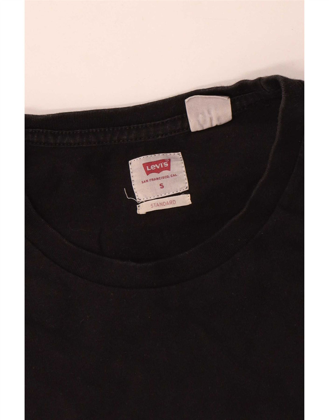 Levi's Mens Standard Fit T-Shirt Top Small Black Cotton