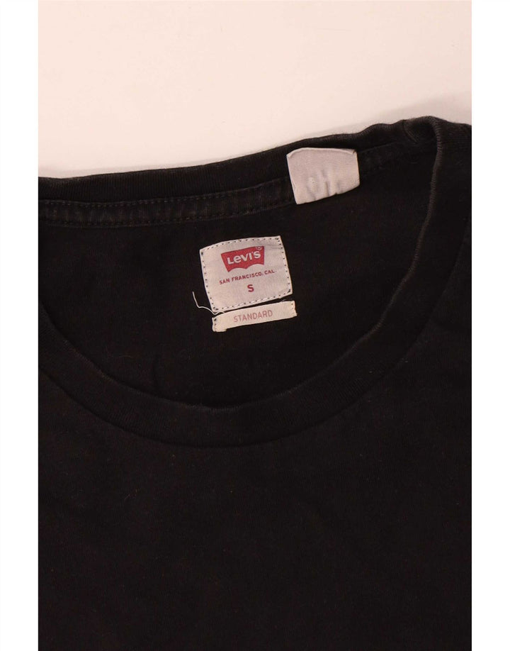 Levi's Mens Standard Fit T-Shirt Top Small Black Cotton