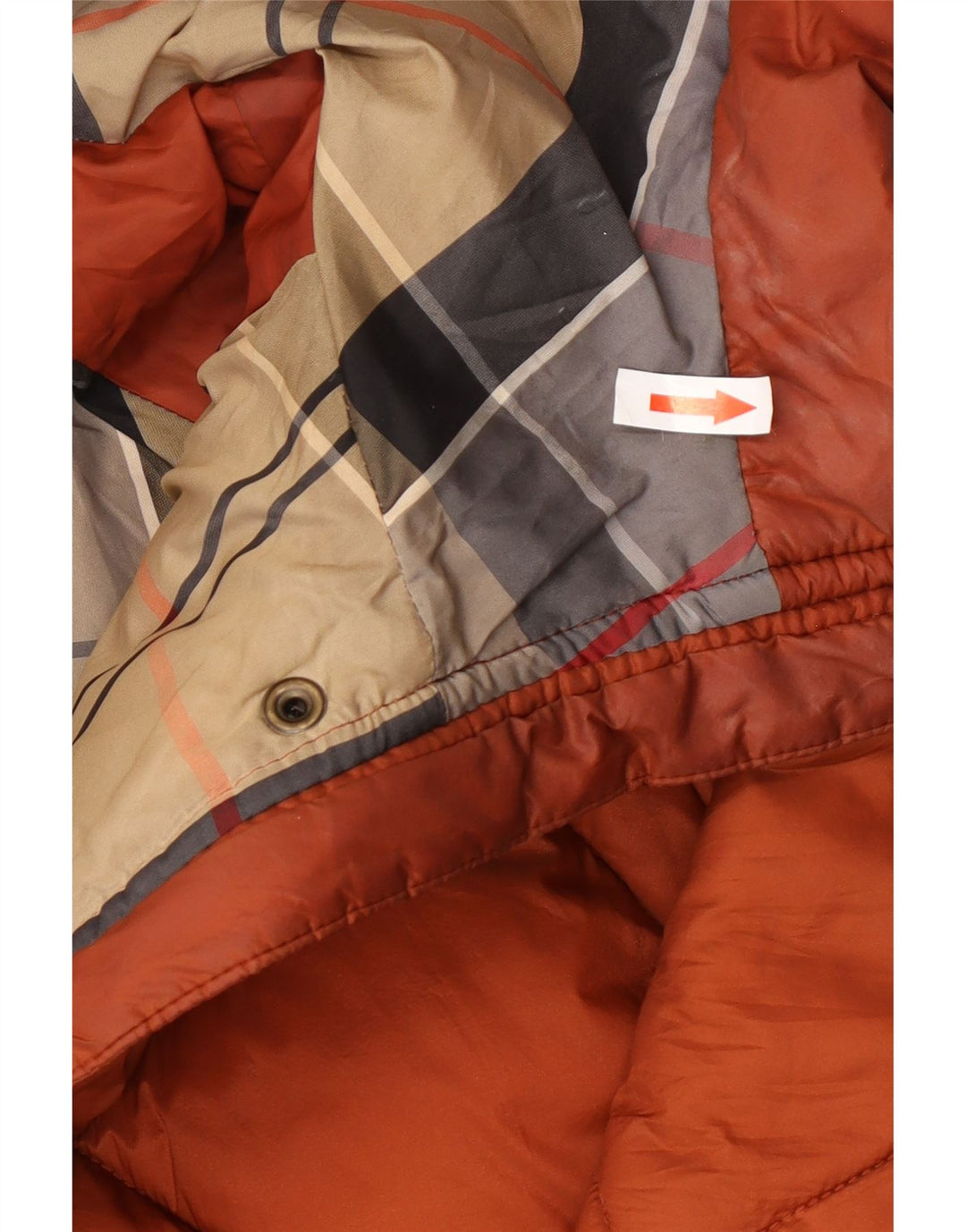 Barbour Womens Hooded Oversized Padded Coat UK 8 Small Brown Polyamide