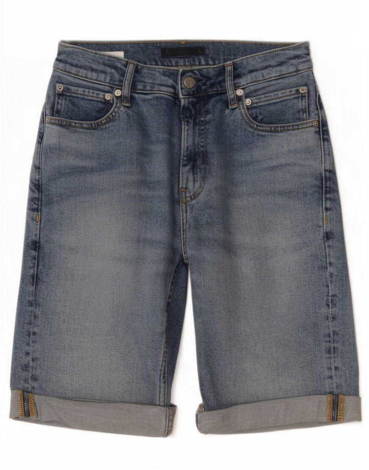 Calvin Klein Mens Denim Shorts W28 Small Blue Cotton