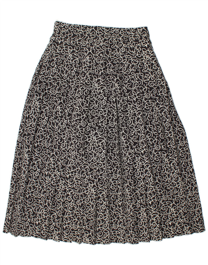 COUNTRY CASUAL Womens Flared Skirt UK 14 Medium W30  Black Vintage Country Casual and Second-Hand Country Casual from Messina Hembry 