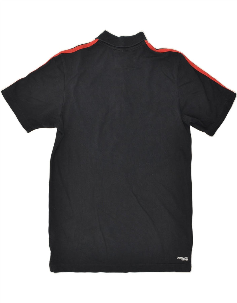 ADIDAS Mens Clima 365 Polo Shirt Small Black Cotton | Vintage Adidas | Thrift | Second-Hand Adidas | Used Clothing | Messina Hembry 